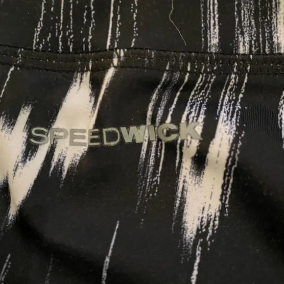 Reebok PES AOP Legging Black & White - Picture 3 of 7